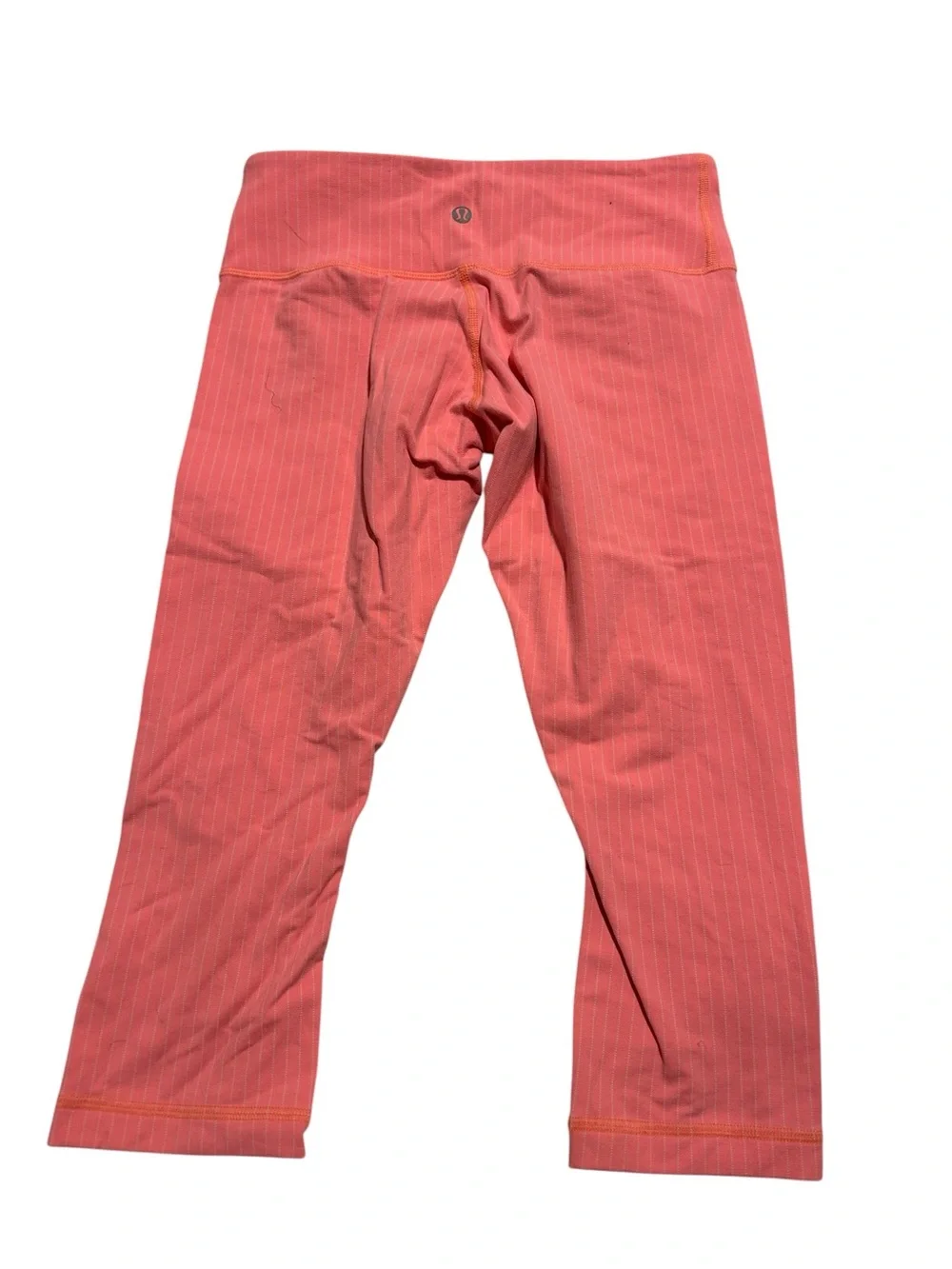 Lululemon Wunder under pin stripped size 6 cropped